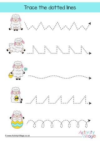 Easter Lamb Handwriting Readiness 3