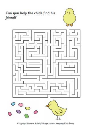 Easter Maze 1