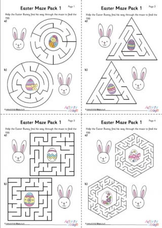 Easter Maze Pack 1