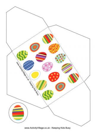 Easter Money Envelope - Eggs