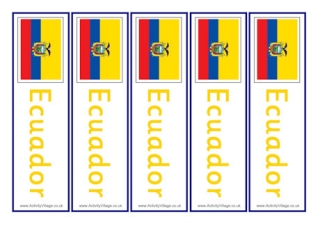 Ecuador Bookmarks