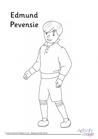 Edmund Pevensie Colouring Page