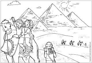 Egypt for Kids, Colouring and Printables