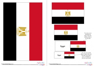 Egypt Flag Printable