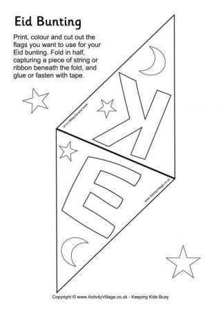 Eid Colouring Pages
