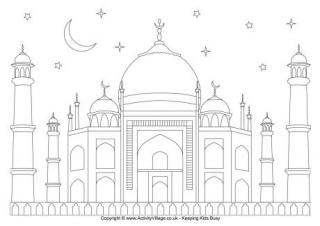 Eid Colouring Page 2