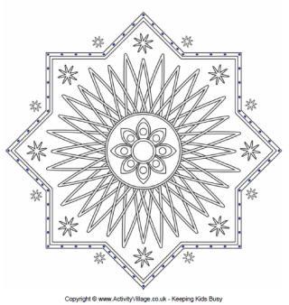 Eid Colouring Pages