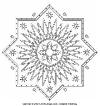 Eid Colouring Pages