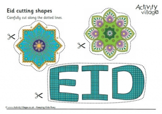 Eid Cutting Shapes