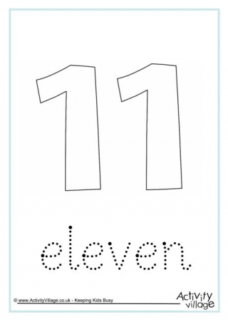 Eleven Word Tracing