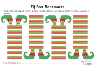 Elf Feet Bookmarks