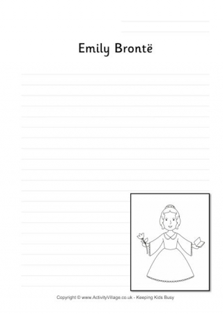 Emily Bronte Writing Page