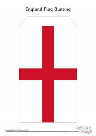 England Flag Bunting - Large