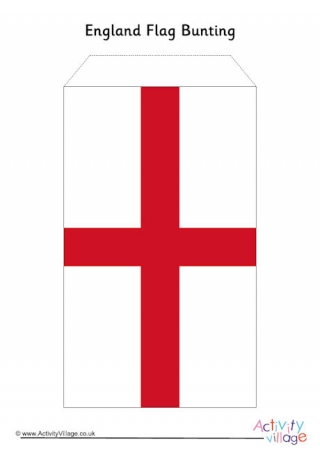 England Flag Bunting - Large