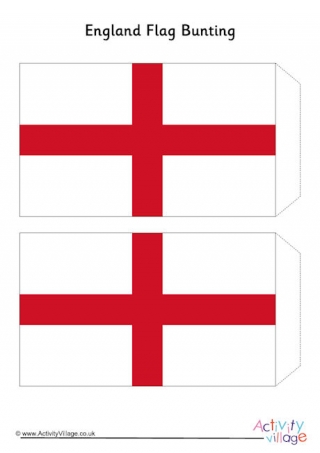 England Flag Bunting - Small