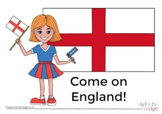 England Supporter Poster 2