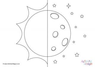 Equinox Colouring Page