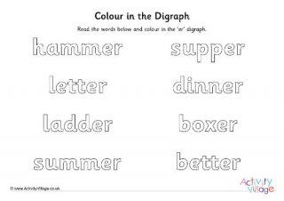 Er Digraph Colour In