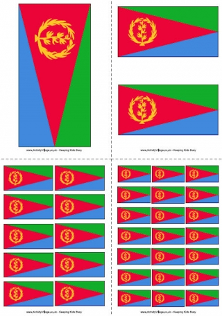 Eritrea Flag Printable
