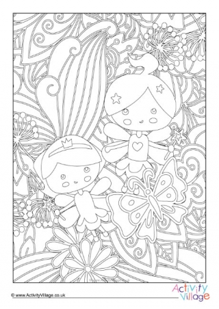 Fairy Colouring Page 5