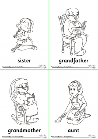 Family Colouring Book