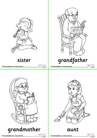 Family Colouring Book
