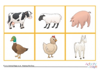 Farm Animal Baby Pairs