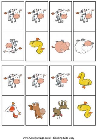 Farm Animal Dominoes