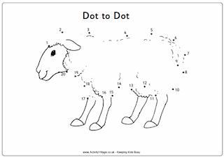 Farm Animal Dot to Dots