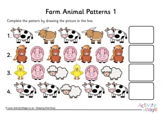 Animal Pattern Worksheets Animal Pattern Worksheets