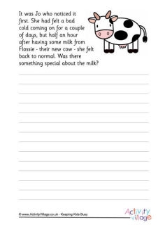 Farm Animal Story Starters