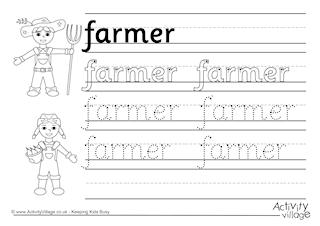 Farm Worksheets