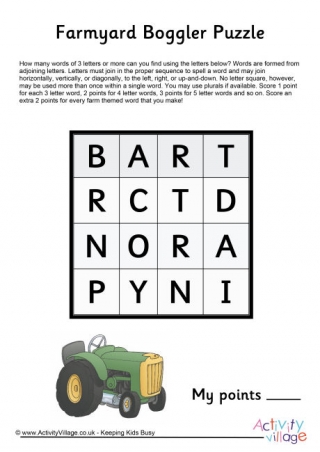 Farmyard Boggler Puzzle