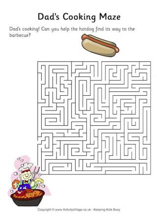 Father's Day Maze 1
