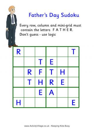 Father's Day - Sudoku