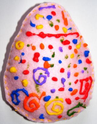Felt Easter Egg