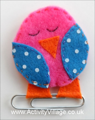 Felt Owl Bookmark