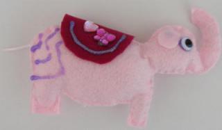 Felt Toy Elephant