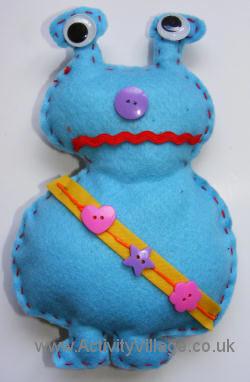 Felt Toy Monster