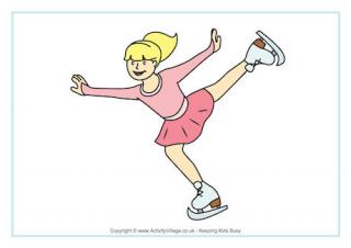 Figure Skating Poster