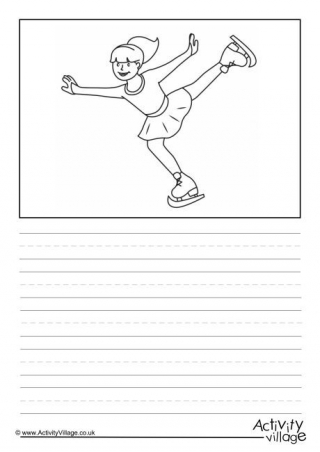 Figure Skating Story Paper