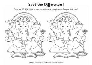 Find the Differences - Ganesha