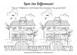 Find the Differences - Haunted House