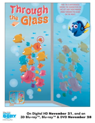 Finding Dory Find the Differences