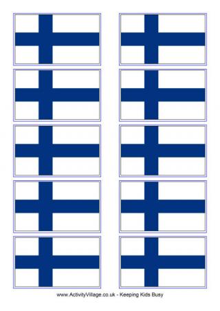 Finland Flag Printable