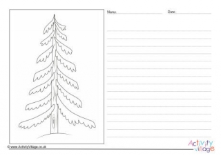 Fir Tree Story Paper