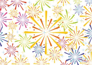 Firework sky scrapbook paper