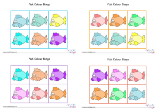 Fish Colour Bingo