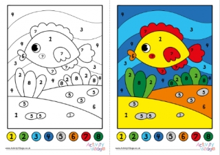 Fish Colour By Number 2