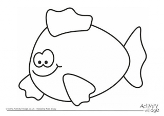 Fish Colouring Page